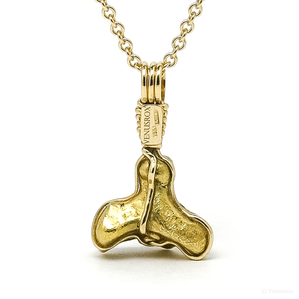 Gold Nugget Pendant wrapped in 18Kt Gold from Kalgoorlie, Western Australia | Venusrox
