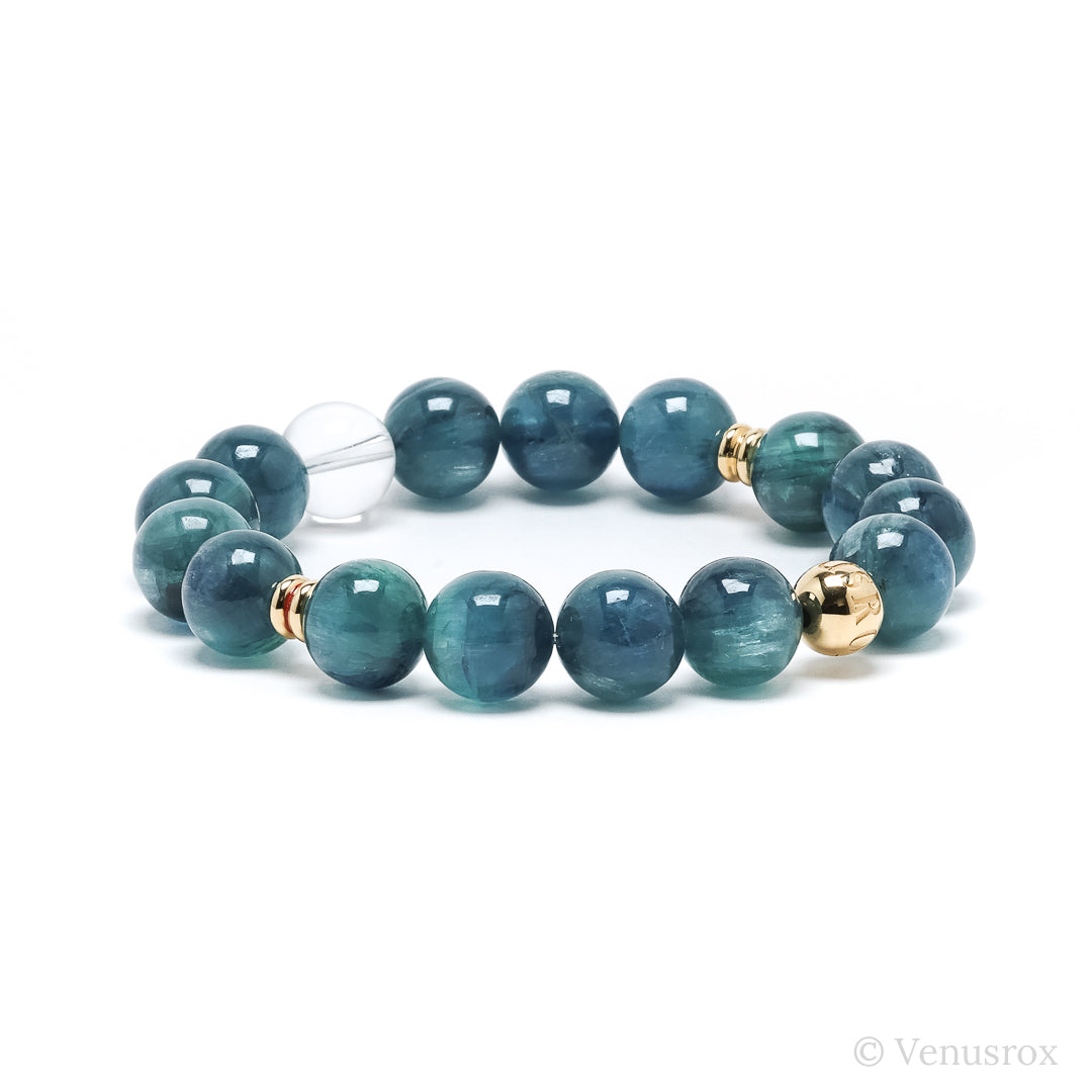 Blue/Green Kyanite Bracelet from Tanzania | Venusrox