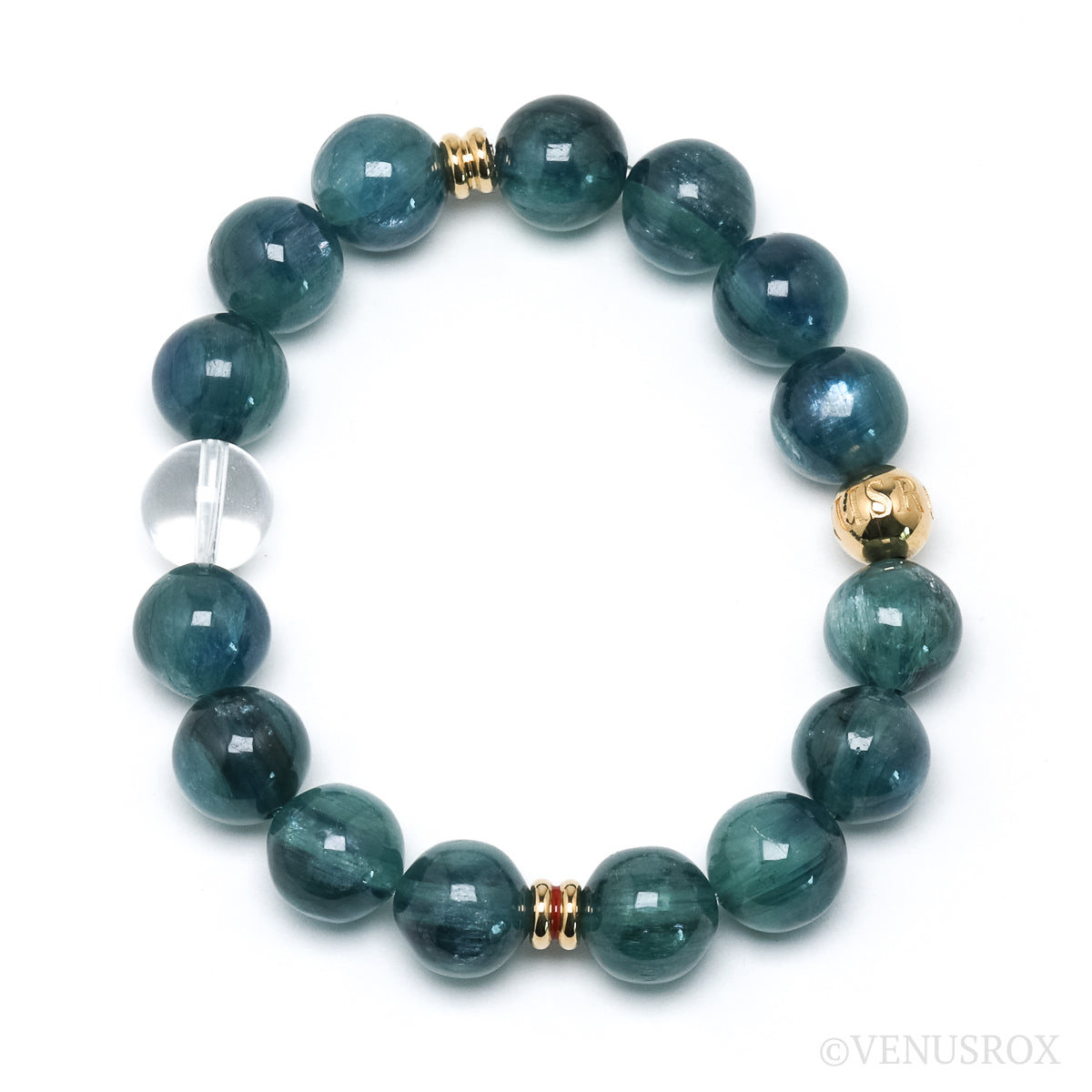 Blue/Green Kyanite Bracelet from Tanzania | Venusrox