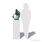 Labradorite Part Polished/Part Natural Freeform from Madagascar mounted on a bespoke stand | Venusrox