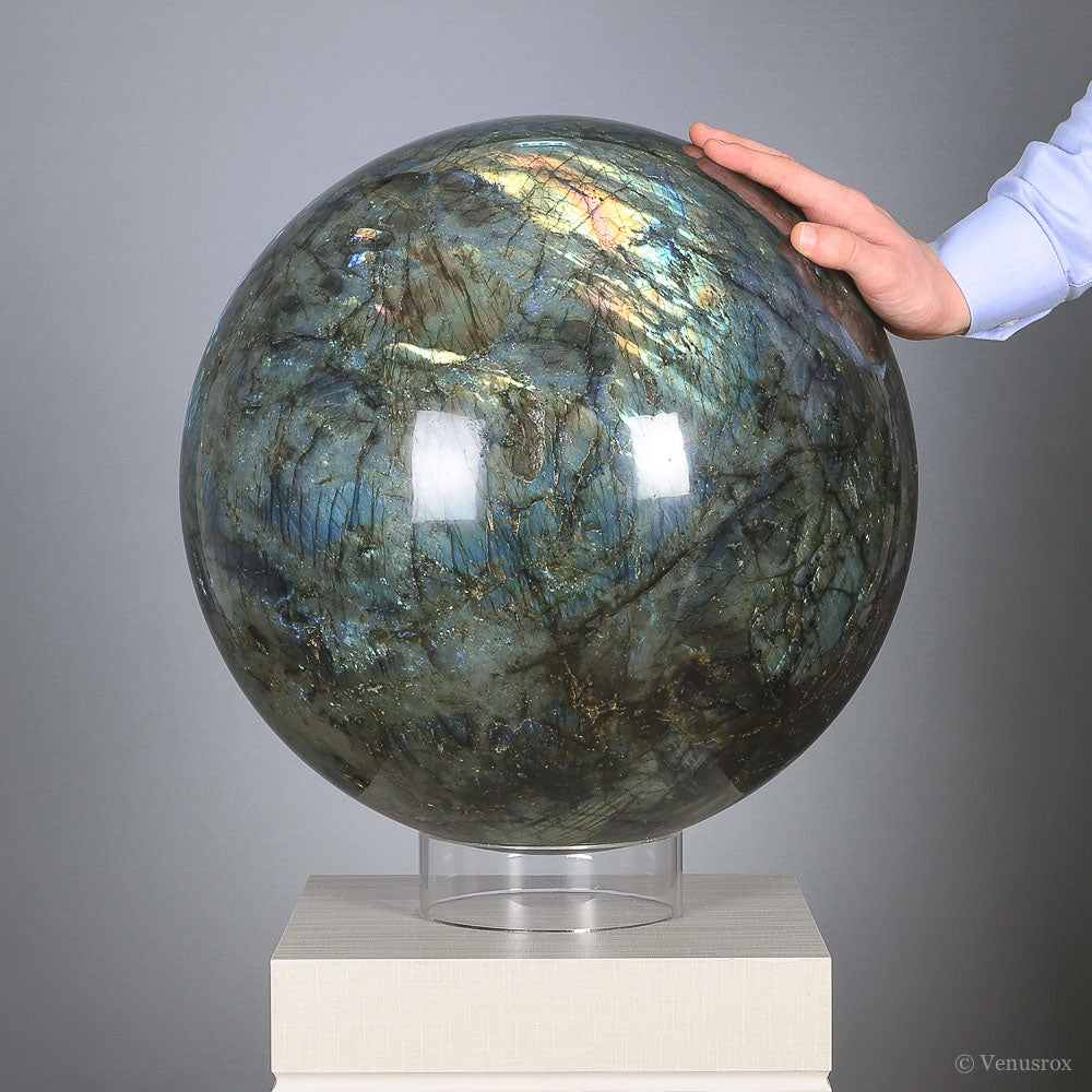 Labradorite Polished Sphere from Madagascar | Venusrox