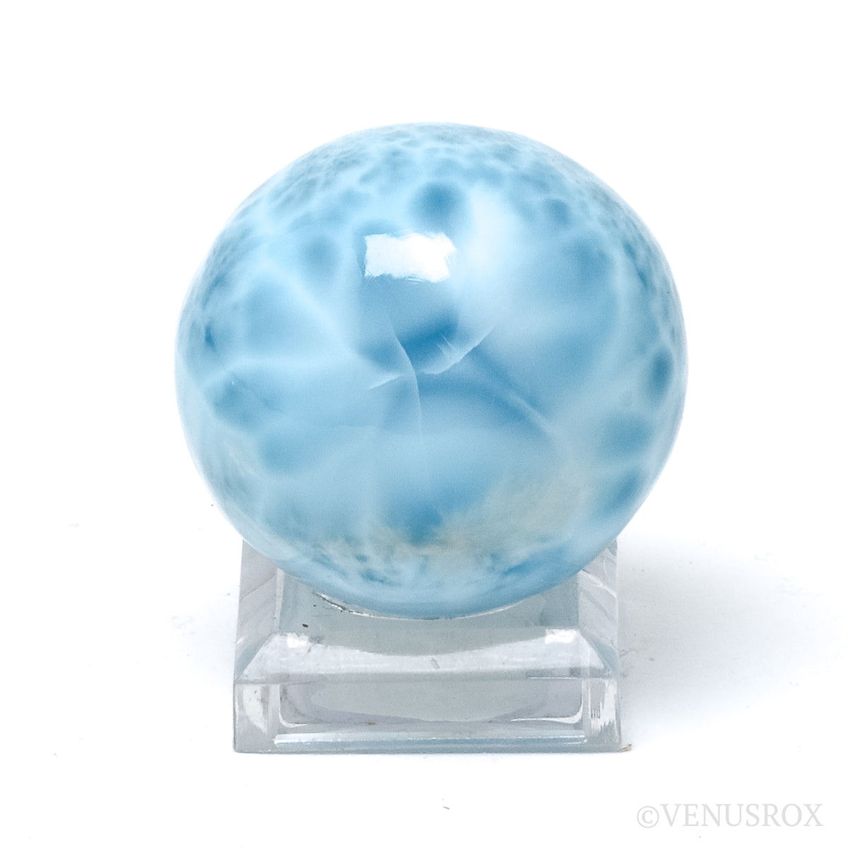 Larimar Sphere from Dominican Republic | Venusrox