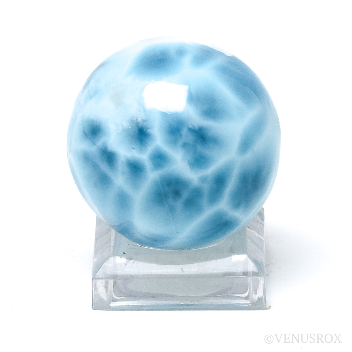 Larimar Sphere from Dominican Republic | Venusrox