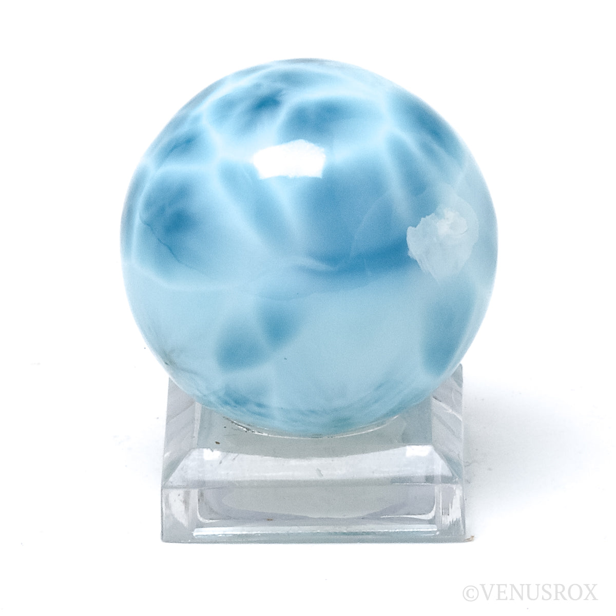 Larimar Sphere from Dominican Republic | Venusrox