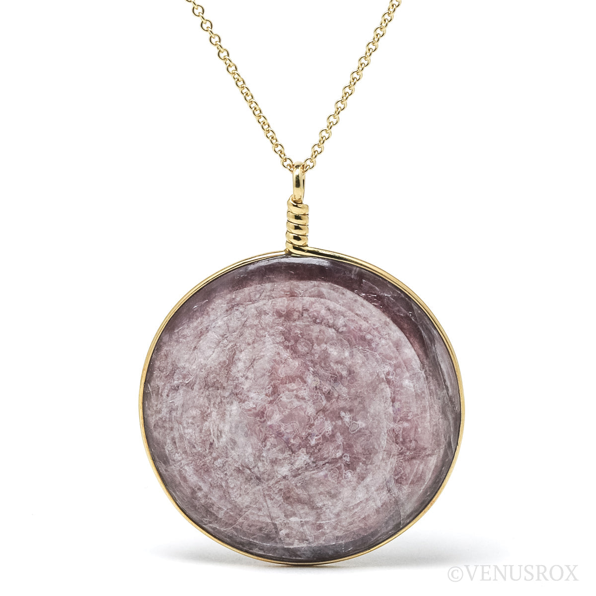 Lepidolite Pendant from Brazil | Venusrox