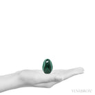 Malachite Polished Egg from the Democratic Republic of Congo | Venusrox