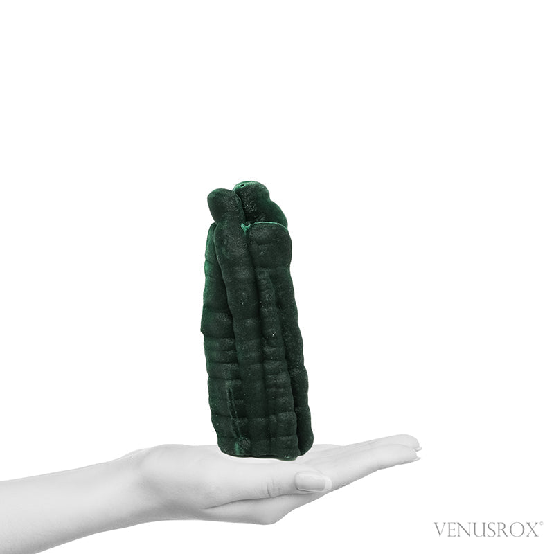 Malachite Natural Stalactite from the Shilu Mine, Yangchun County, Guangdong Province, China | Venusrox