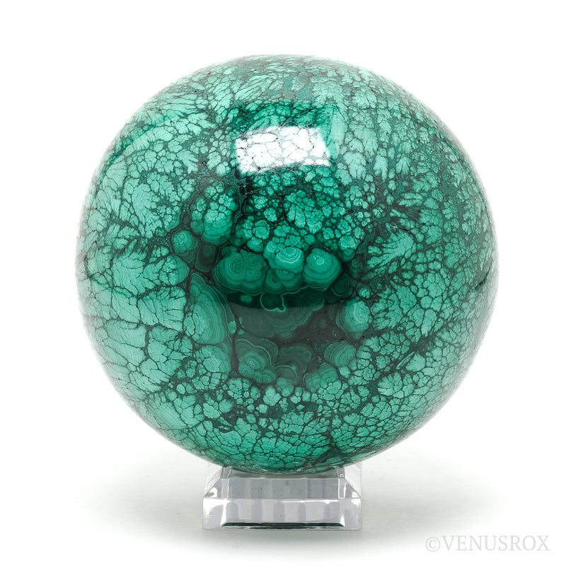 Malachite Sphere from the Democratic Republic of Congo | Venusrox
