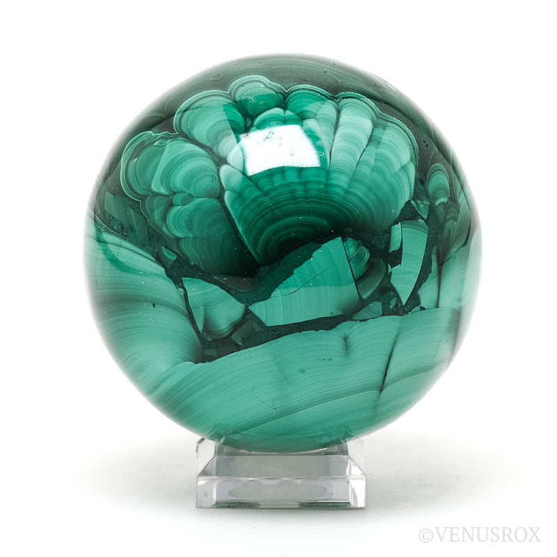 Malachite Sphere from the Democratic Republic of Congo | Venusrox