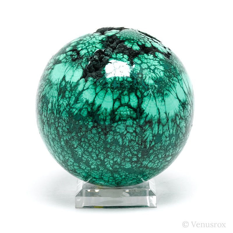 Malachite Sphere from the Democratic Republic of Congo | Venusrox