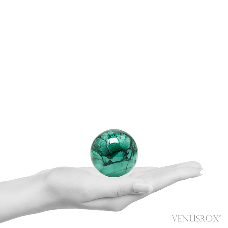 Malachite Sphere from the Democratic Republic of Congo | Venusrox