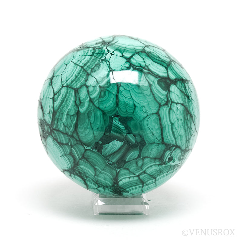 Malachite Sphere from the Democratic Republic of Congo | Venusrox