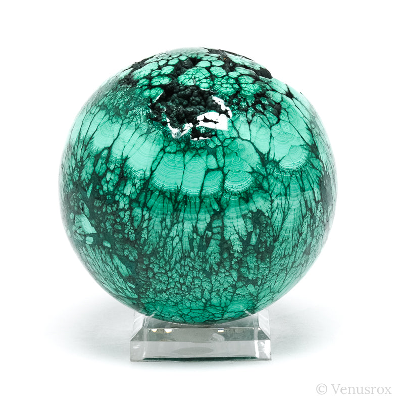 Malachite Sphere from the Democratic Republic of Congo | Venusrox