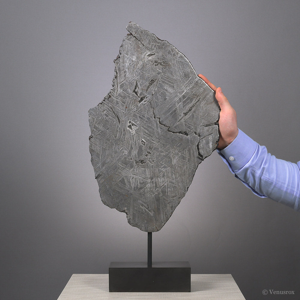 METEORITE (SEYMCHAN PALLASITE) POLISHED SLICE - METEORITES