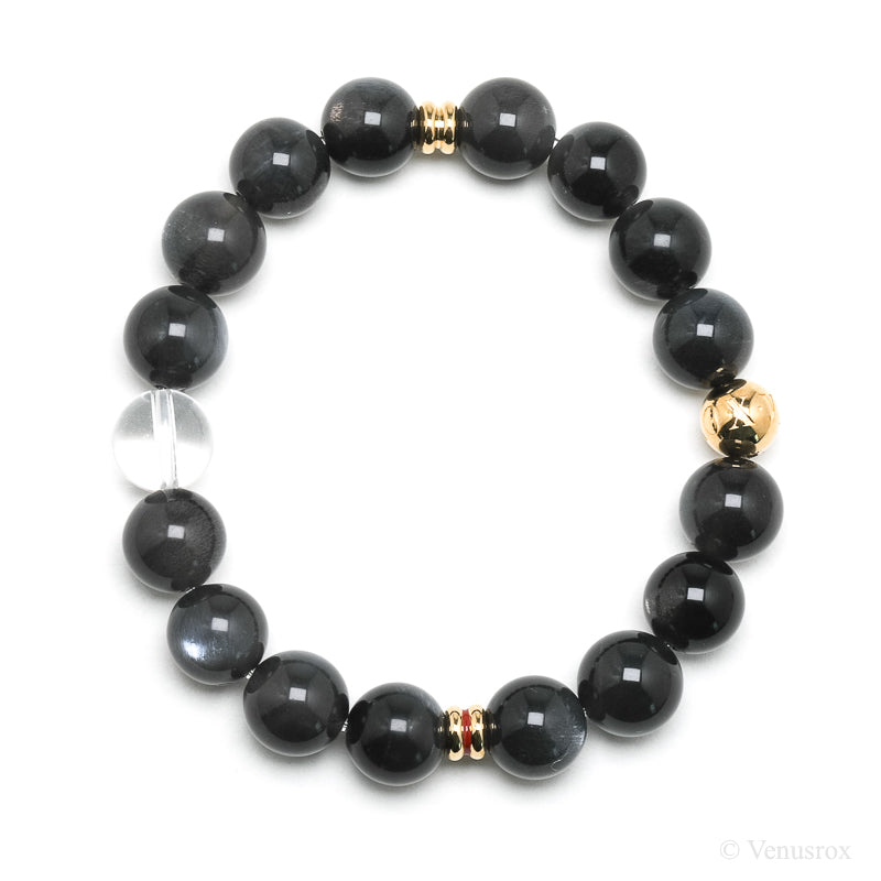 Black Moonstone Bracelet from India | Venusrox