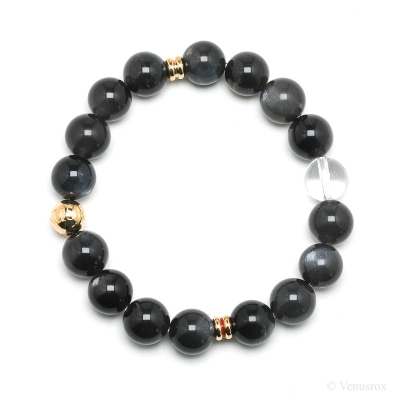 Black Moonstone Bracelet from India | Venusrox