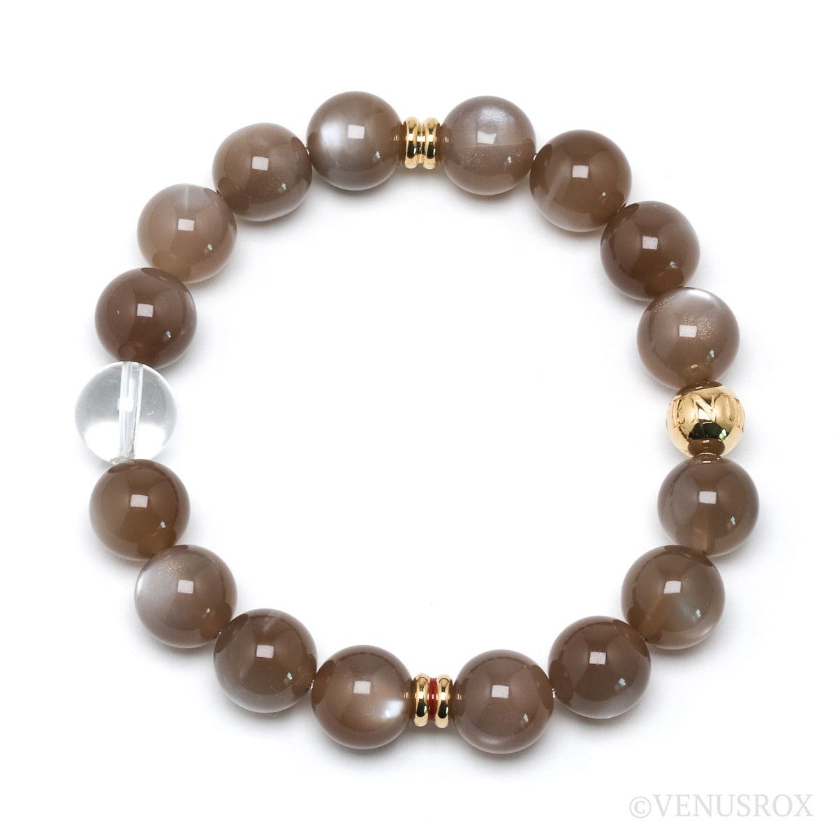 Brown Moonstone Bracelet from India | Venusrox