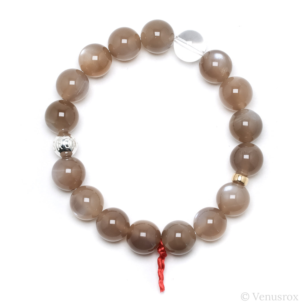 Brown Moonstone Bracelet from India | Venusrox