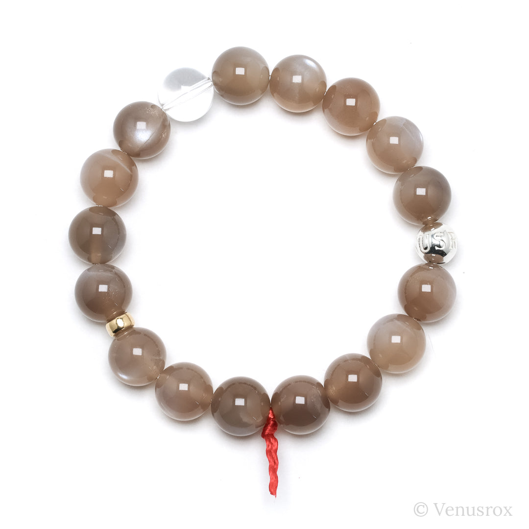 Brown Moonstone Bracelet from India | Venusrox