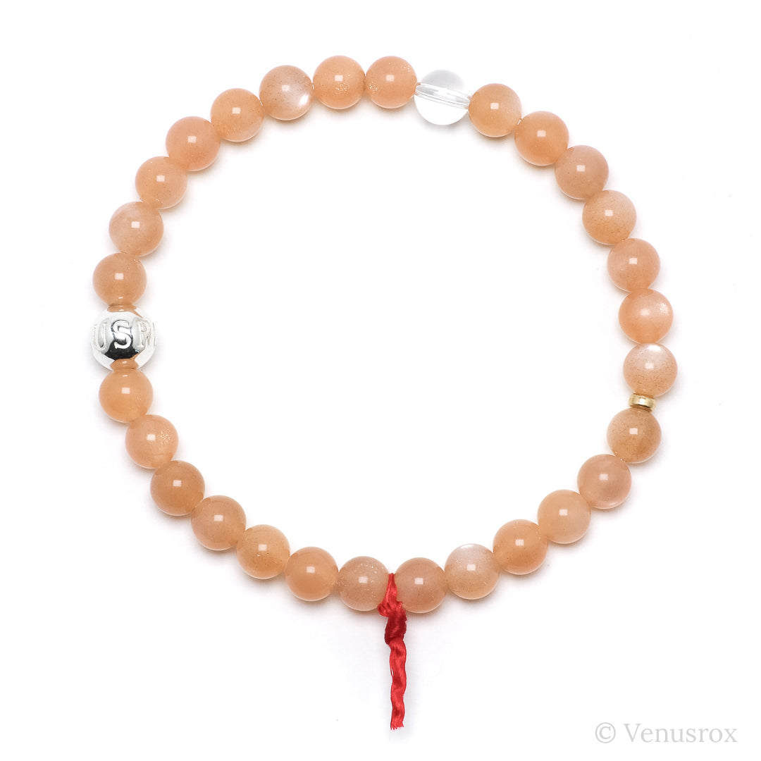 MOONSTONE (PEACH) BRACELET - BRACELETS