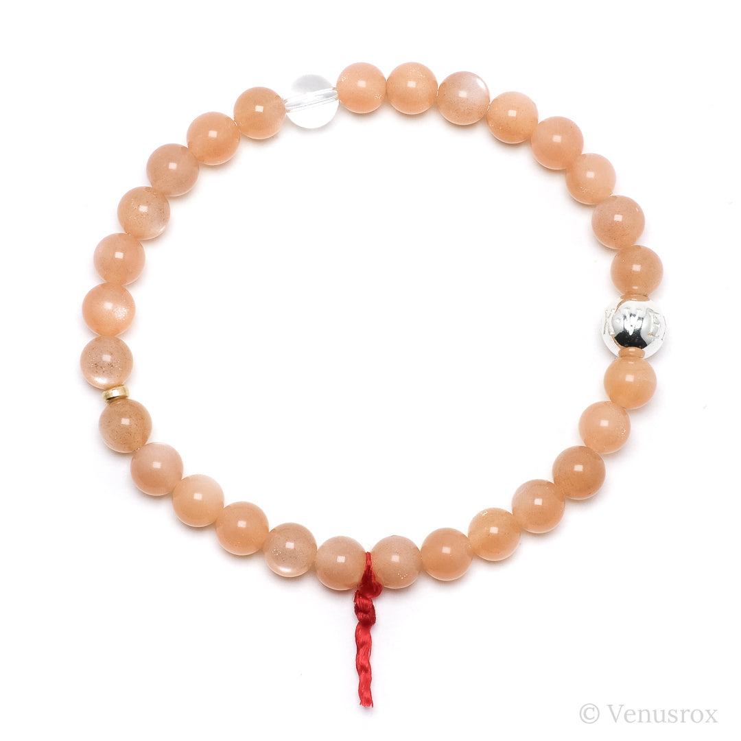 MOONSTONE (PEACH) BRACELET - BRACELETS