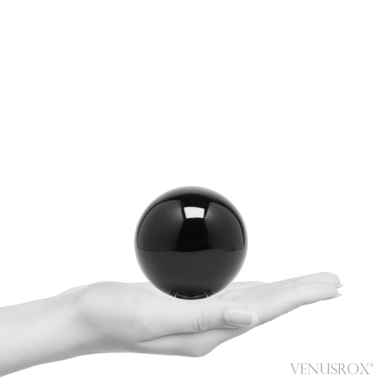 Black Obsidian Polished Sphere from Mexico | Venusrox