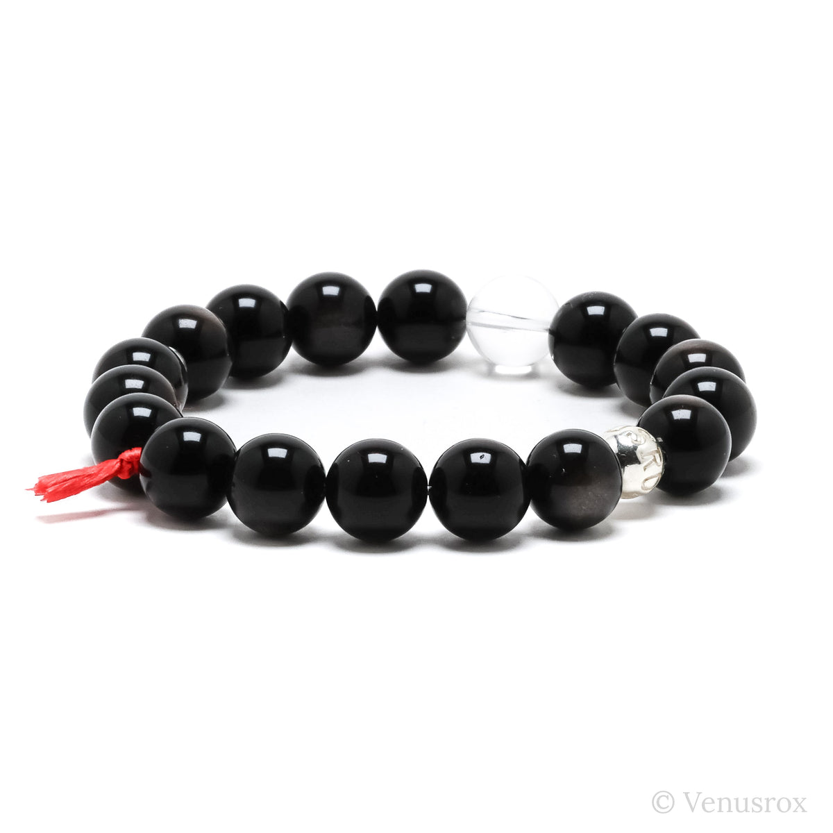 Silver Sheen Obsidian Bracelet from Mexico | Venusrox
