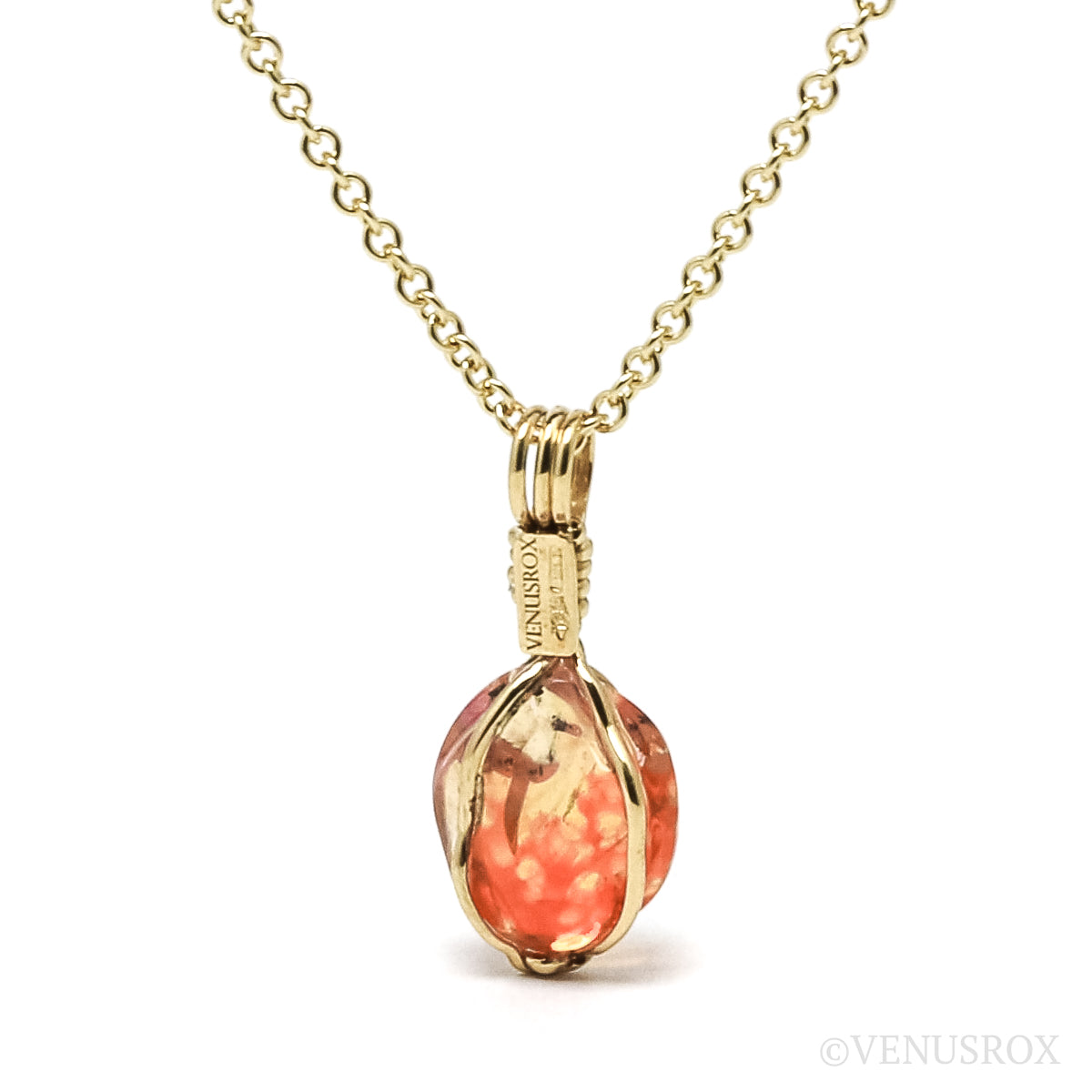 Fire Opal Pendant from Mexico | Venusrox