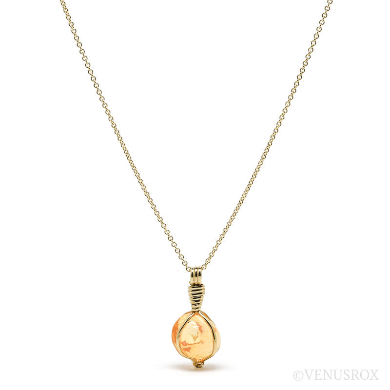 Fire Opal Pendant | Venusrox