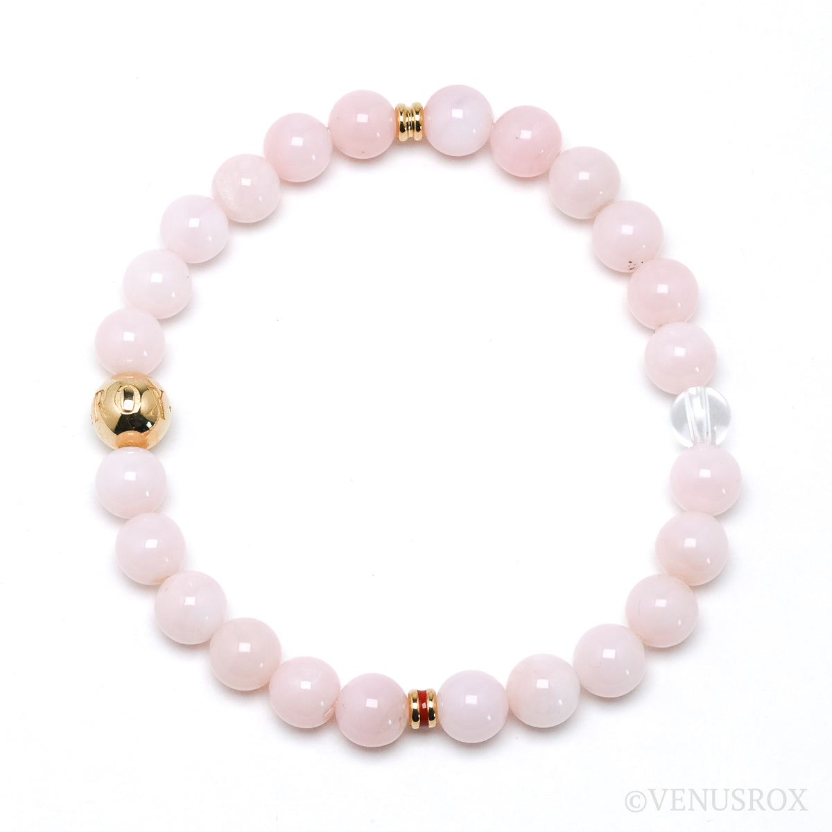 Pink Opal Bracelet from Peru | Venusrox