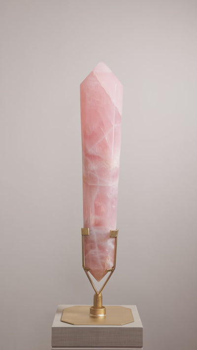 ROSE QUARTZ POLISHED POINT - POLISHED POINTS