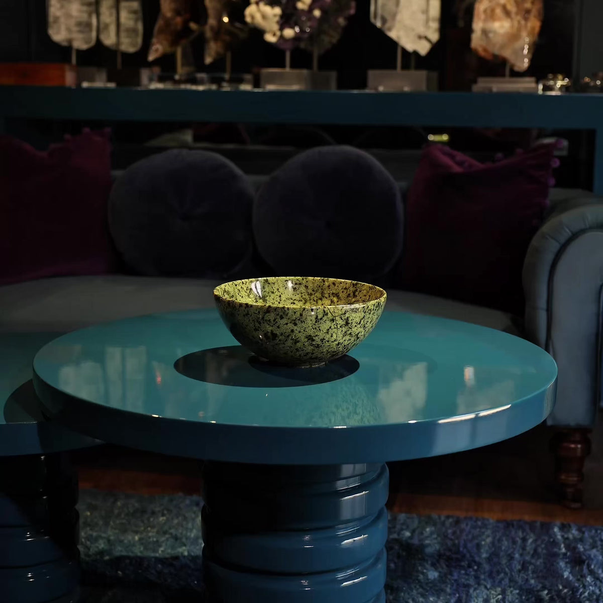 Serpentine Polished Bowl from Russia | Venusrox