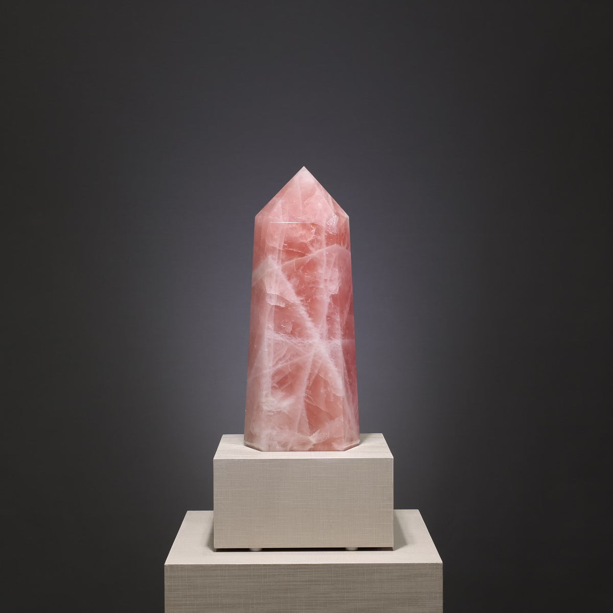 Rose Quartz Polished Point from Brazil | Venusrox
