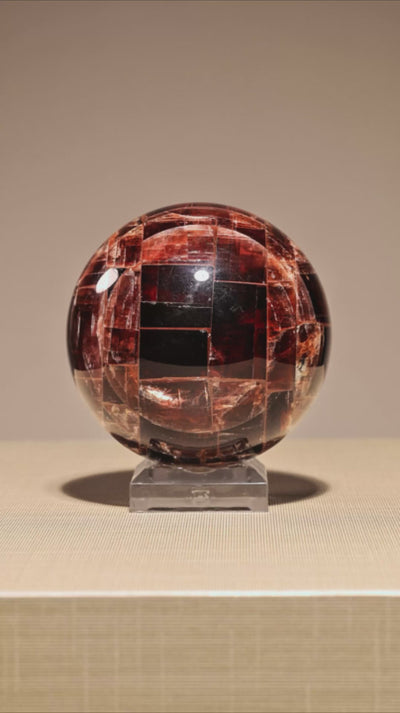 Villiaumite Polished Sphere from the Khibiny Massif, Murmansk Oblast, Russia | Venusrox