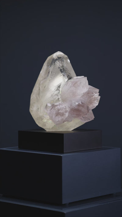 Calcite with Clear Quartz Natural Cluster | Venusrox
