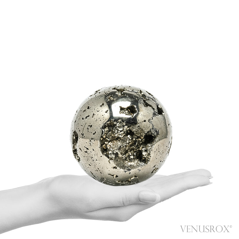 Pyrite Geode Sphere from Peru | Venusrox