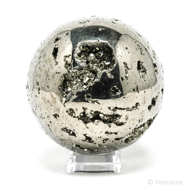 Pyrite Geode Sphere from Peru | Venusrox