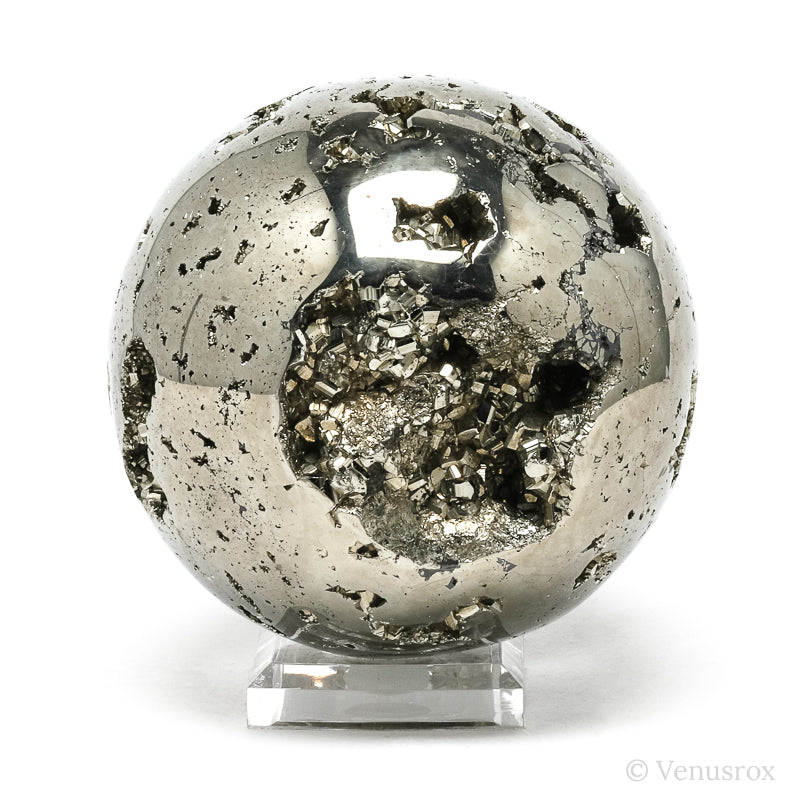 Pyrite Geode Sphere from Peru | Venusrox