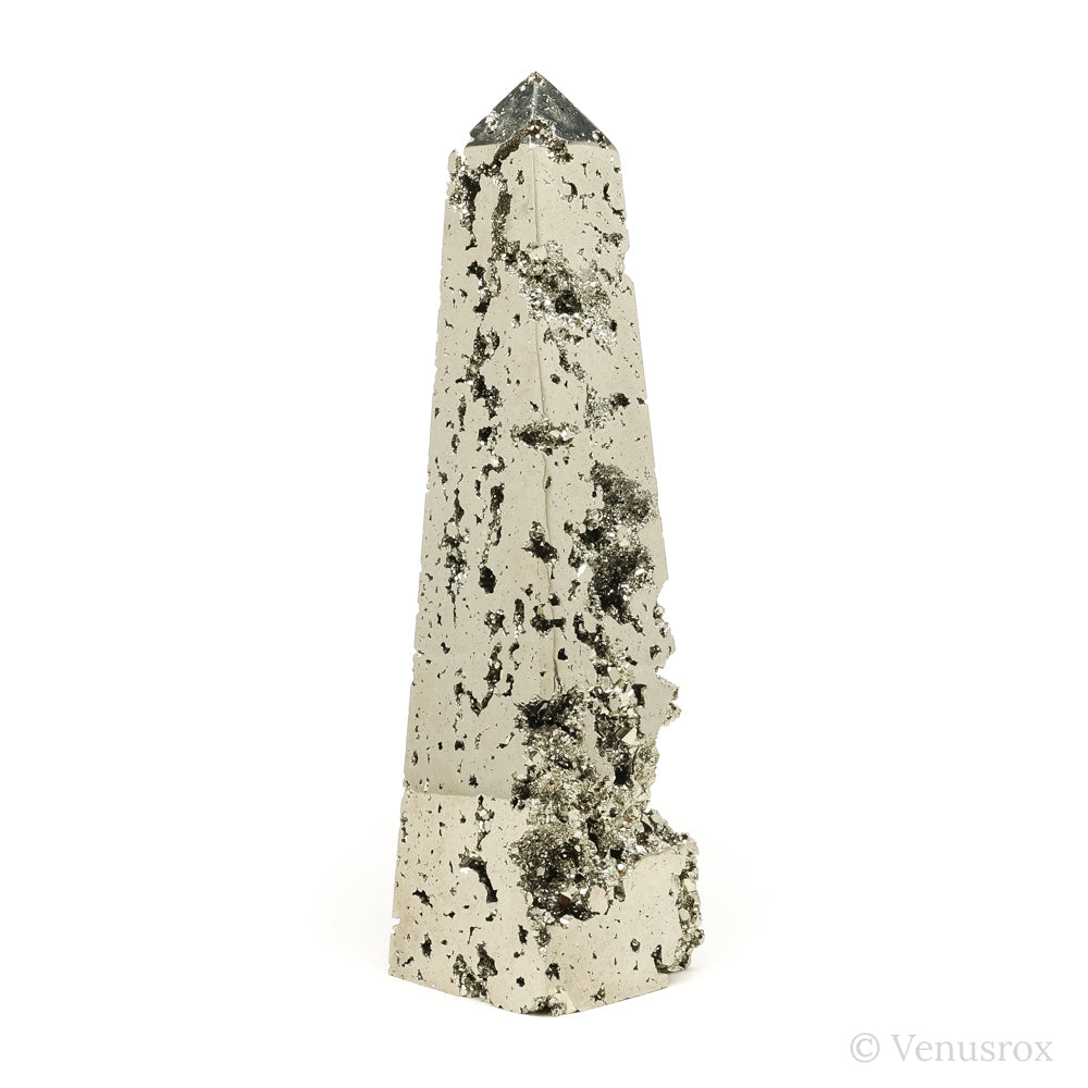 Pyrite Polished/Natural Geode Point from Peru | Venusrox