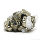 Pyrite with Quartz Natural Cluster from the Huanzala Mine, Huallanca District, Huanuco Department, Peru | Venusrox