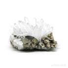 Pyrite with Quartz Natural Cluster from the Huanzala Mine, Huallanca District, Huanuco Department, Peru | Venusrox