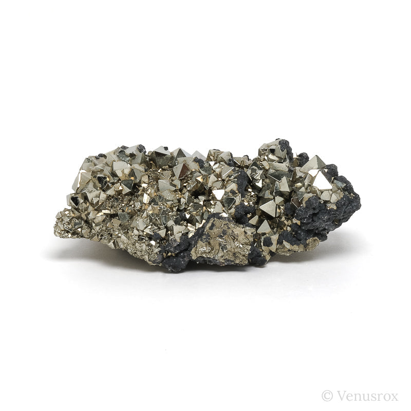 Pyrite with Sphalerite Natural Cluster from the Huanzala Mine, Huallanca District, Dos de Mayo Province, Huánuco Department, Peru | Venusrox