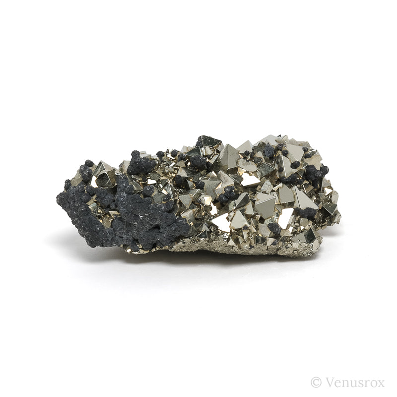 Pyrite with Sphalerite Natural Cluster from the Huanzala Mine, Huallanca District, Dos de Mayo Province, Huánuco Department, Peru | Venusrox