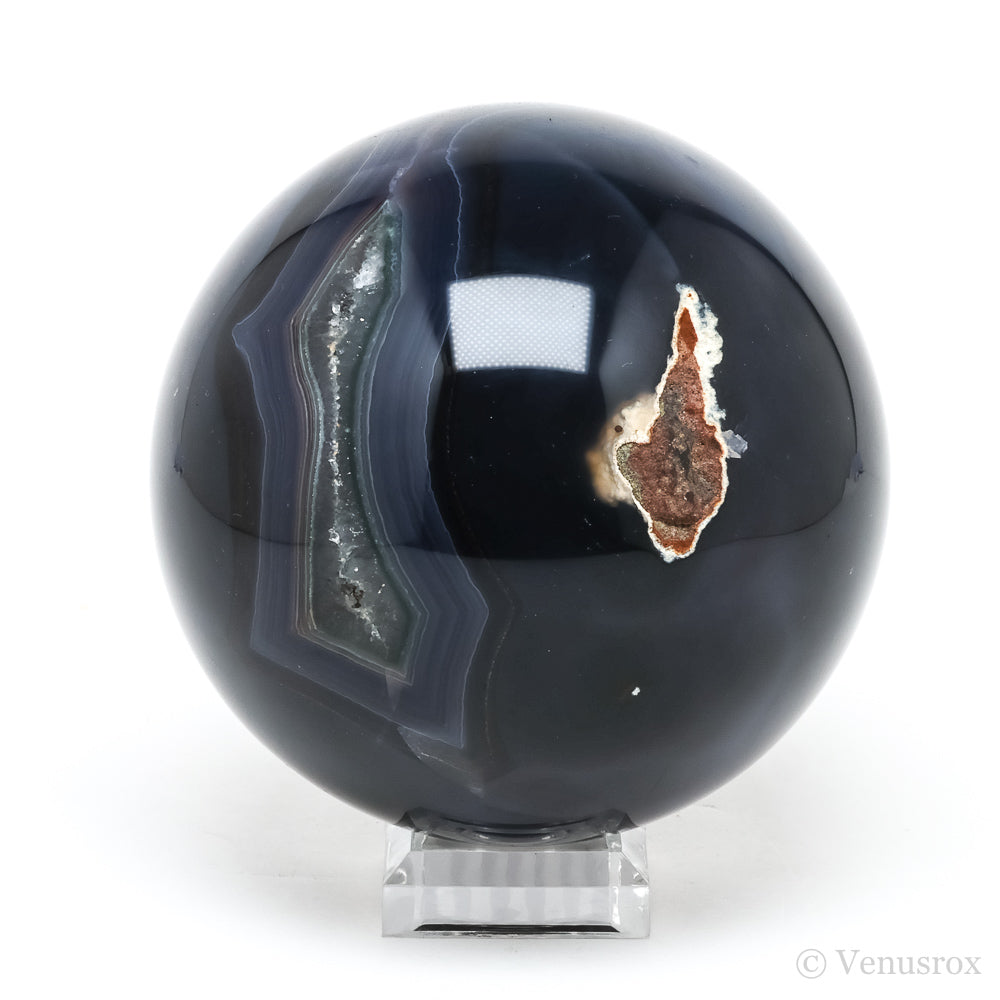 Clear Quartz & Agate Geode Sphere from Brazil | Venusrox