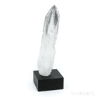 Black Phantom Lemurian Part Polished/Part Natural Point from Brazil mounted on a Bespoke Stand | Venusrox