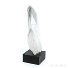 Black Phantom Lemurian Part Polished/Part Natural Point from Brazil mounted on a Bespoke Stand | Venusrox
