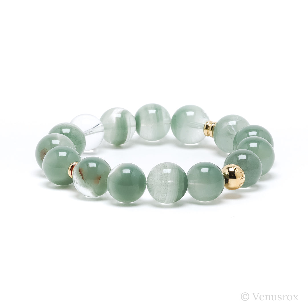 Chlorite Phantom Quartz Bracelet from Brazil | Venusrox