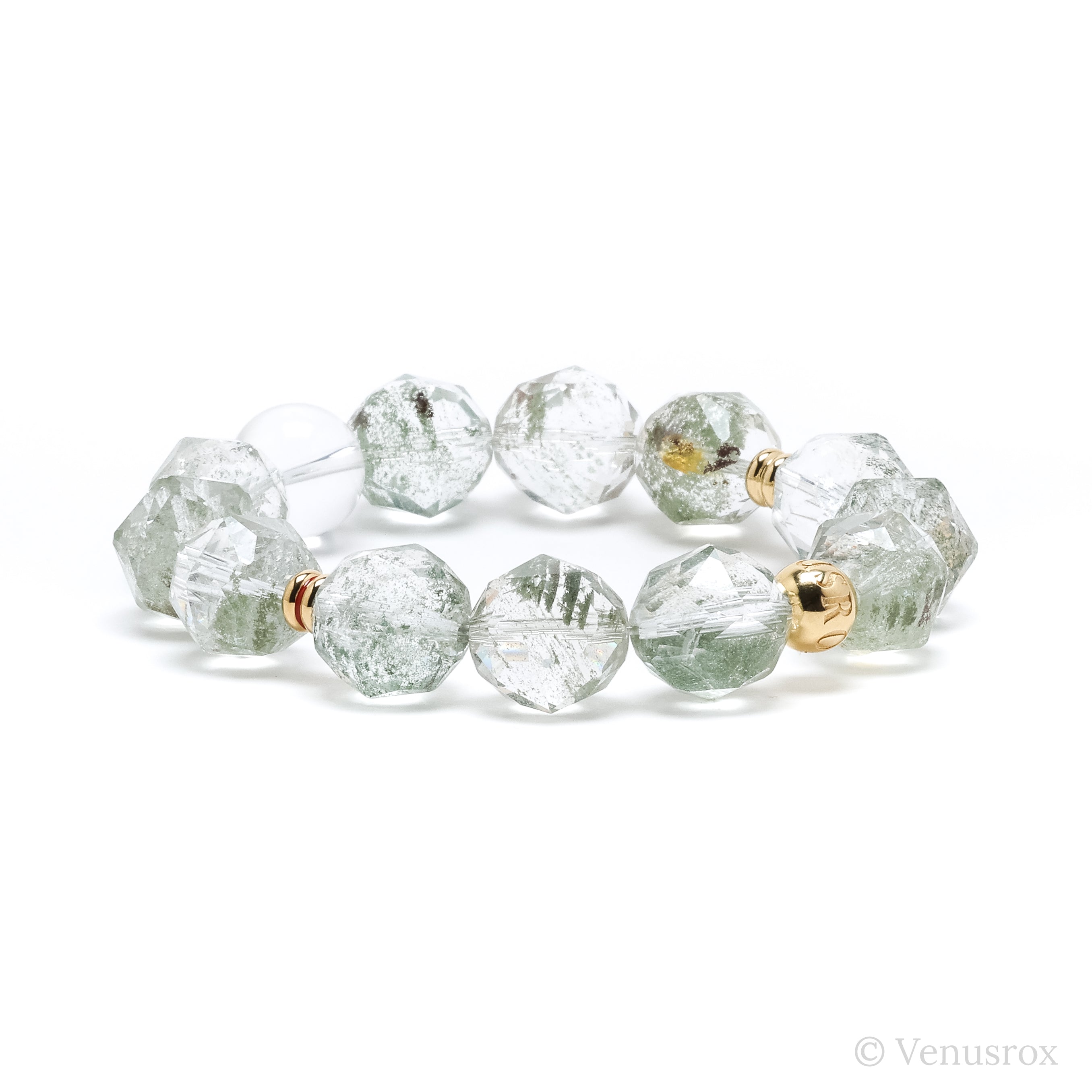 Chlorite Phantom Quartz Bracelet from Brazil | Venusrox