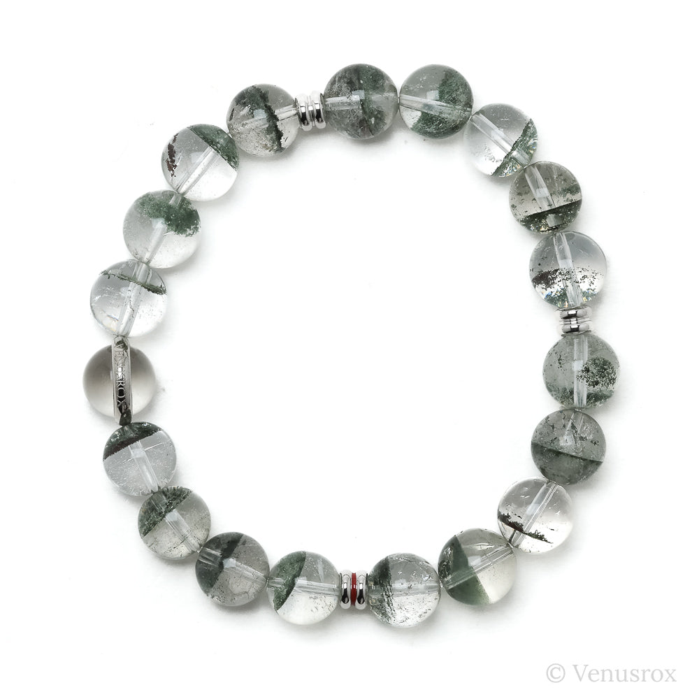 Chlorite Phantom Quartz Bracelet from Brazil | Venusrox