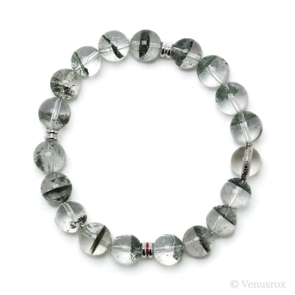 Chlorite Phantom Quartz Bracelet from Brazil | Venusrox